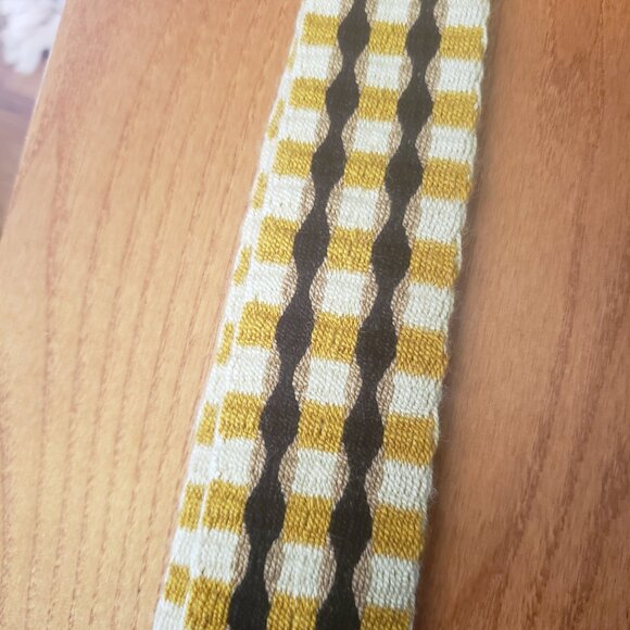 Parker Thatch Black Leather Luna with Retired woven strap - Picture 2 of 7